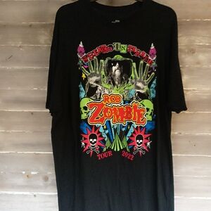 Rob Zombie Black Graphic T-Shirt